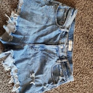 Abercrombie & Fitch Jean Shorts Blue Classic Design